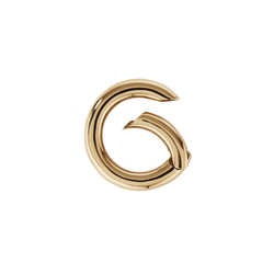Polished Circle Pendant Connector in 10k Yellow Gold – Michael Hill, $269