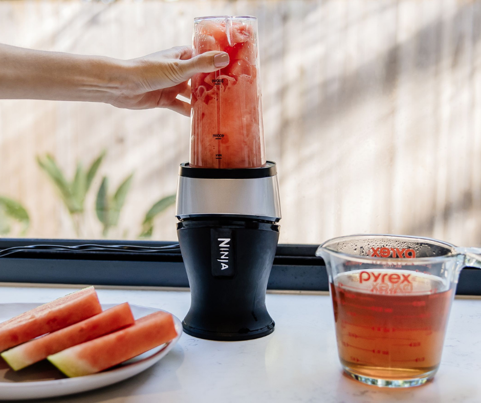 Mothers Day Recipe, Watermelon Iced Tea step 2 Blend