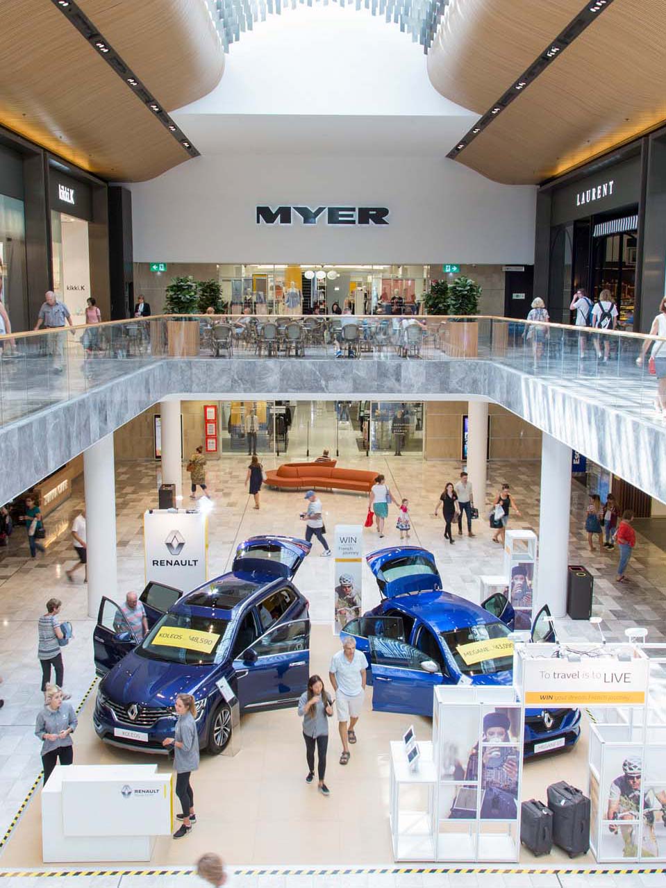 Automotive centre court activation