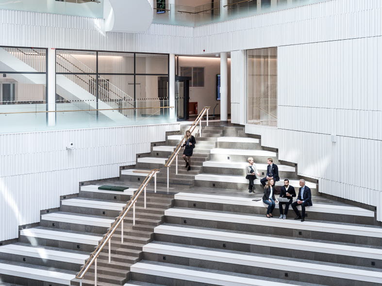 Stairs and room for spectators