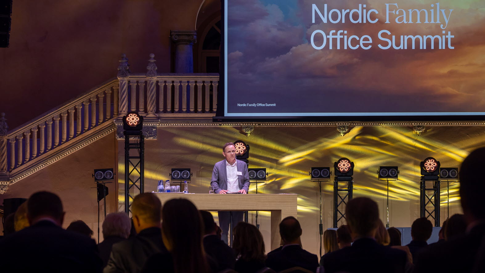 Peter Lauridsen, Global Head of Professional Family Office at SEB, extends a warm welcome to all attendees.