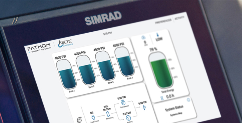 Fathom e-power system control panel