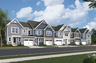 row of 2-story villa exteriors