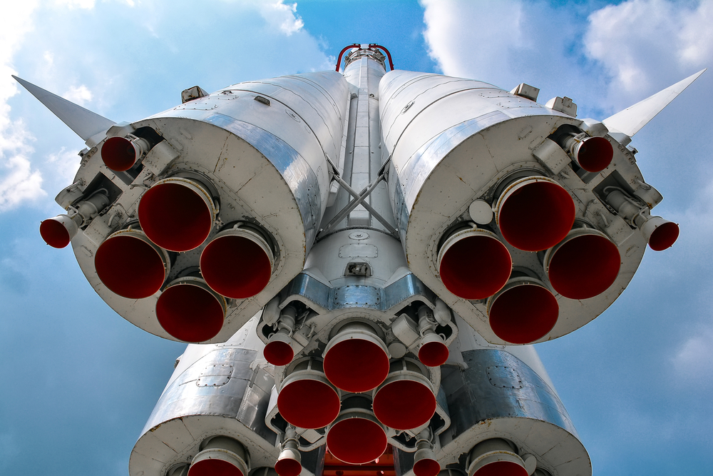 Space shuttle bottom up