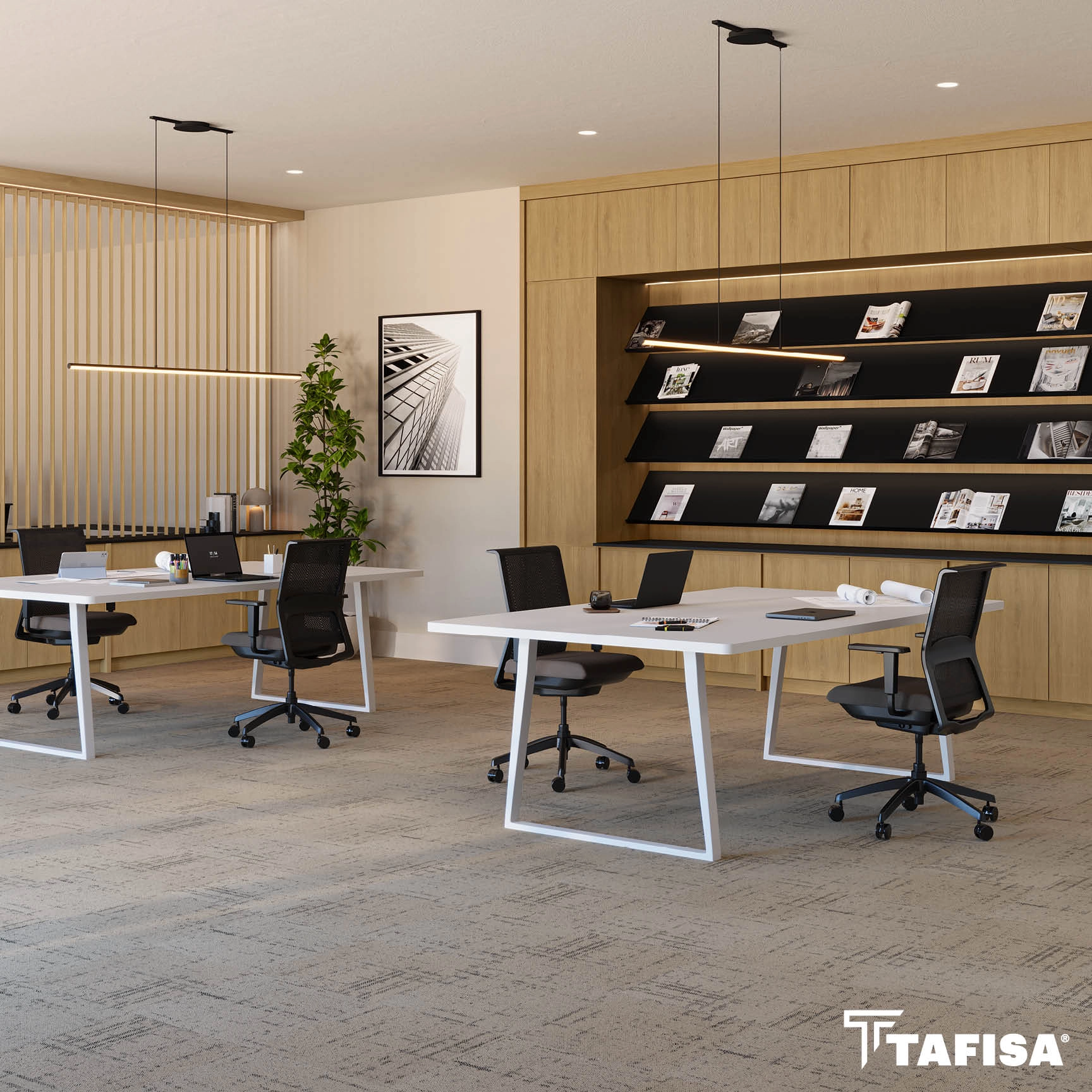 Tafisa Iconiq decorative panels in a commercial interior