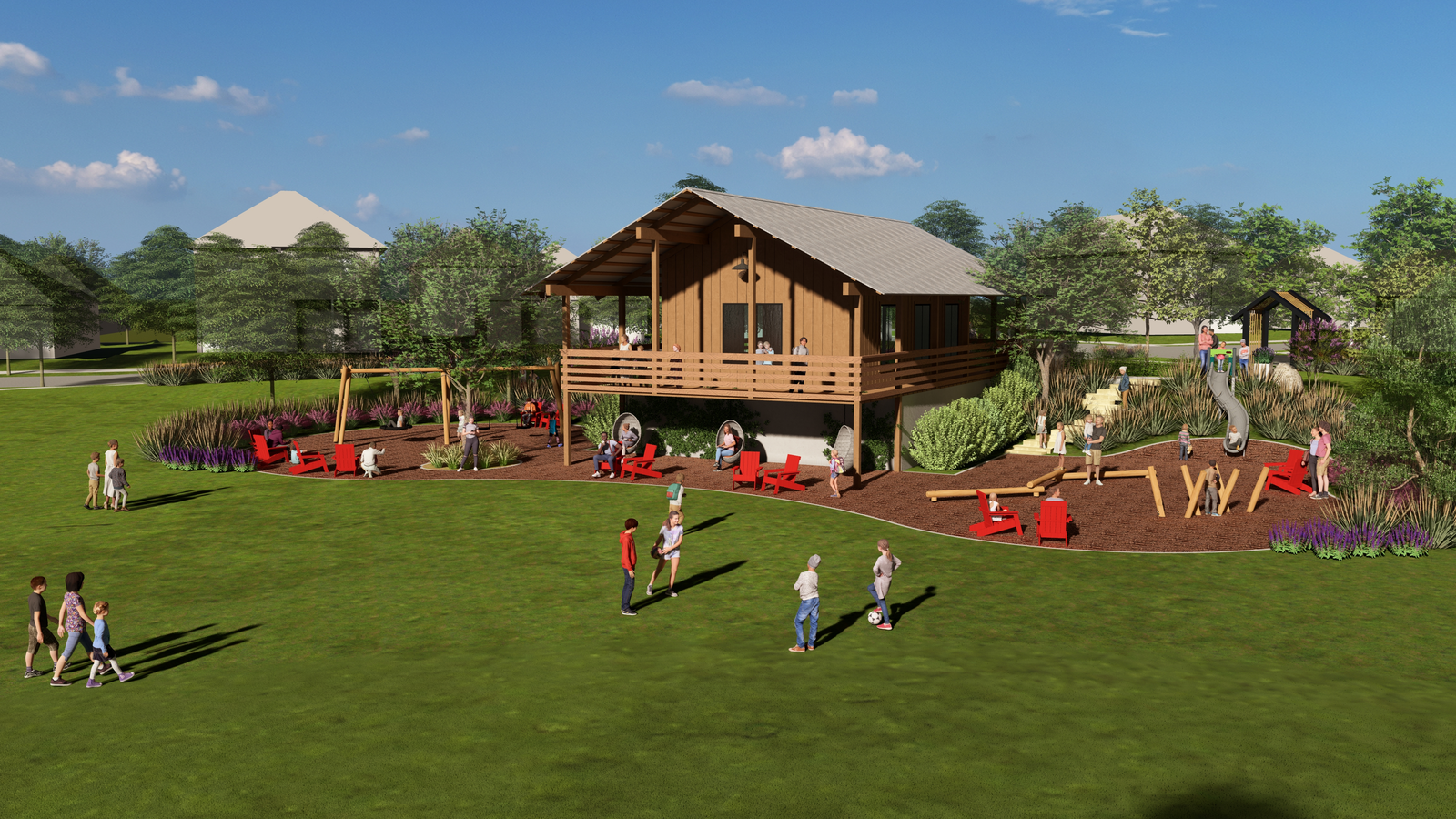 rendering of future treehouse park