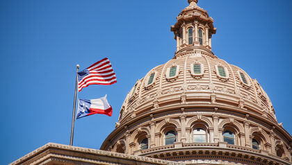 The dome of the Texas capital building
