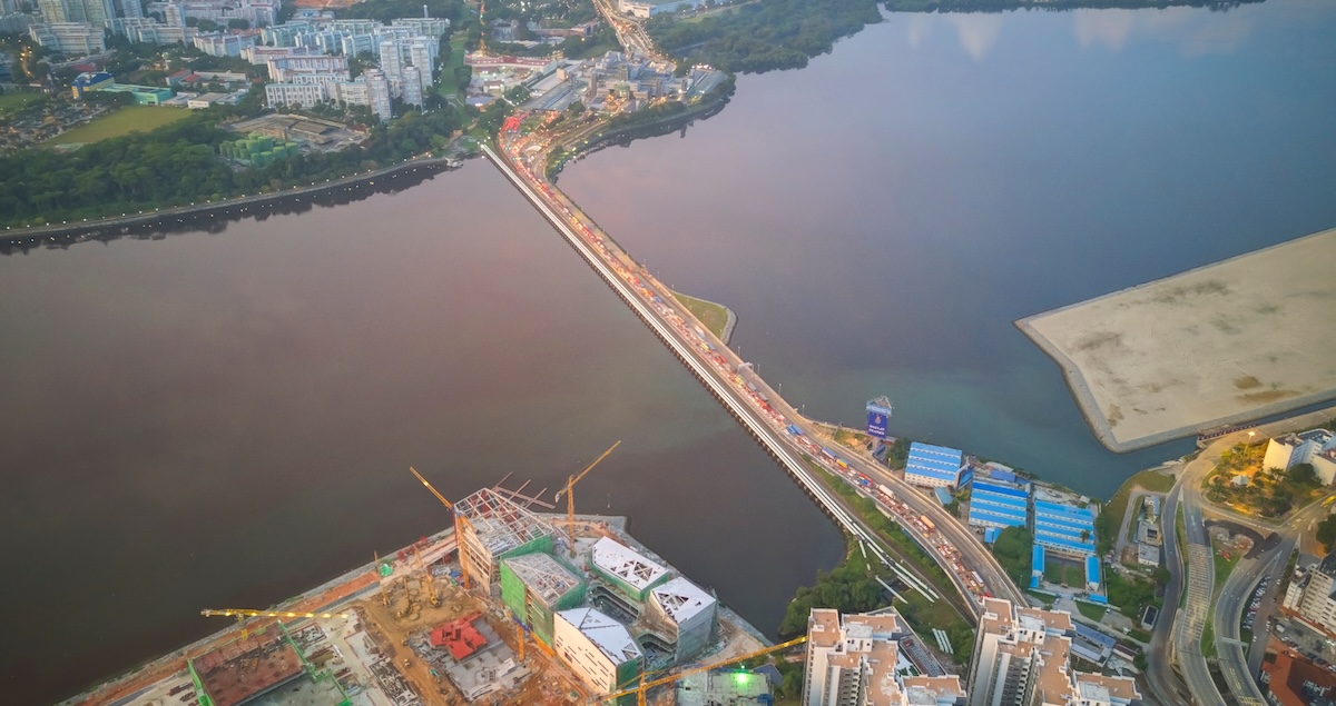 The causeway connecting Johor and Singapore is one of the world’s busiest land border crossings