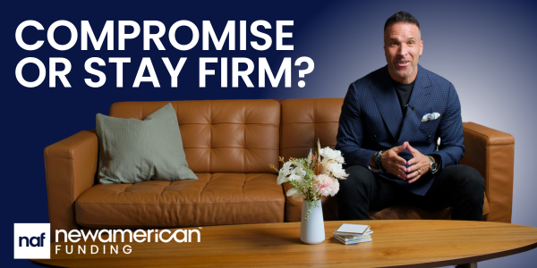 Loan Officer Ralph DiBugnara for NAF on Couch
