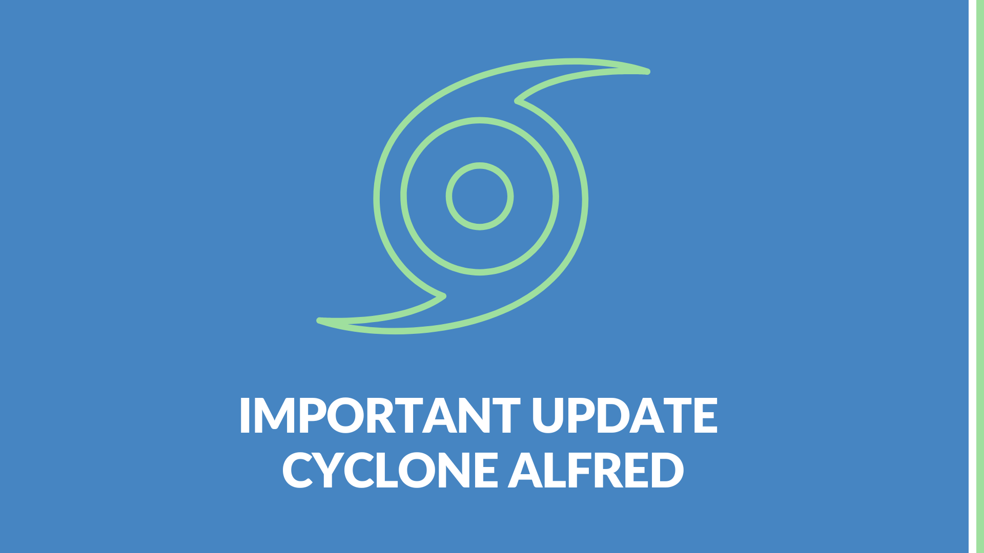 Cyclone Alfred Update