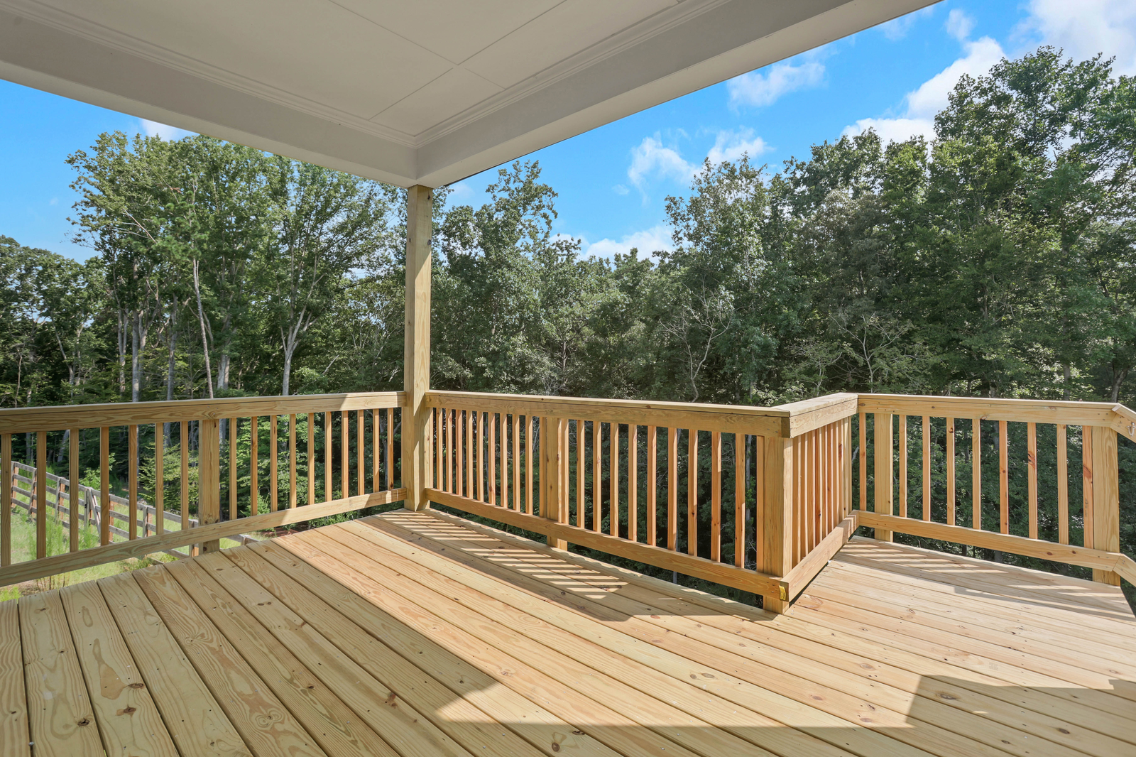 back deck with view 