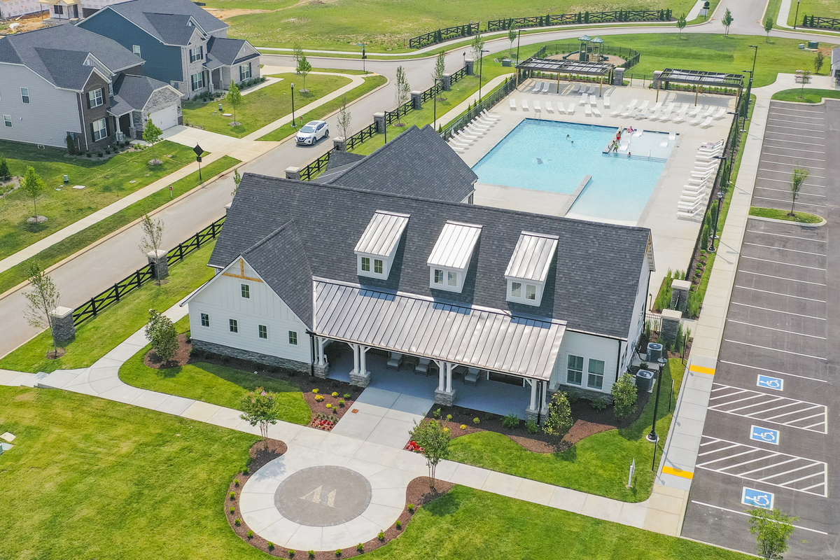community clubhouse with outdoor pool