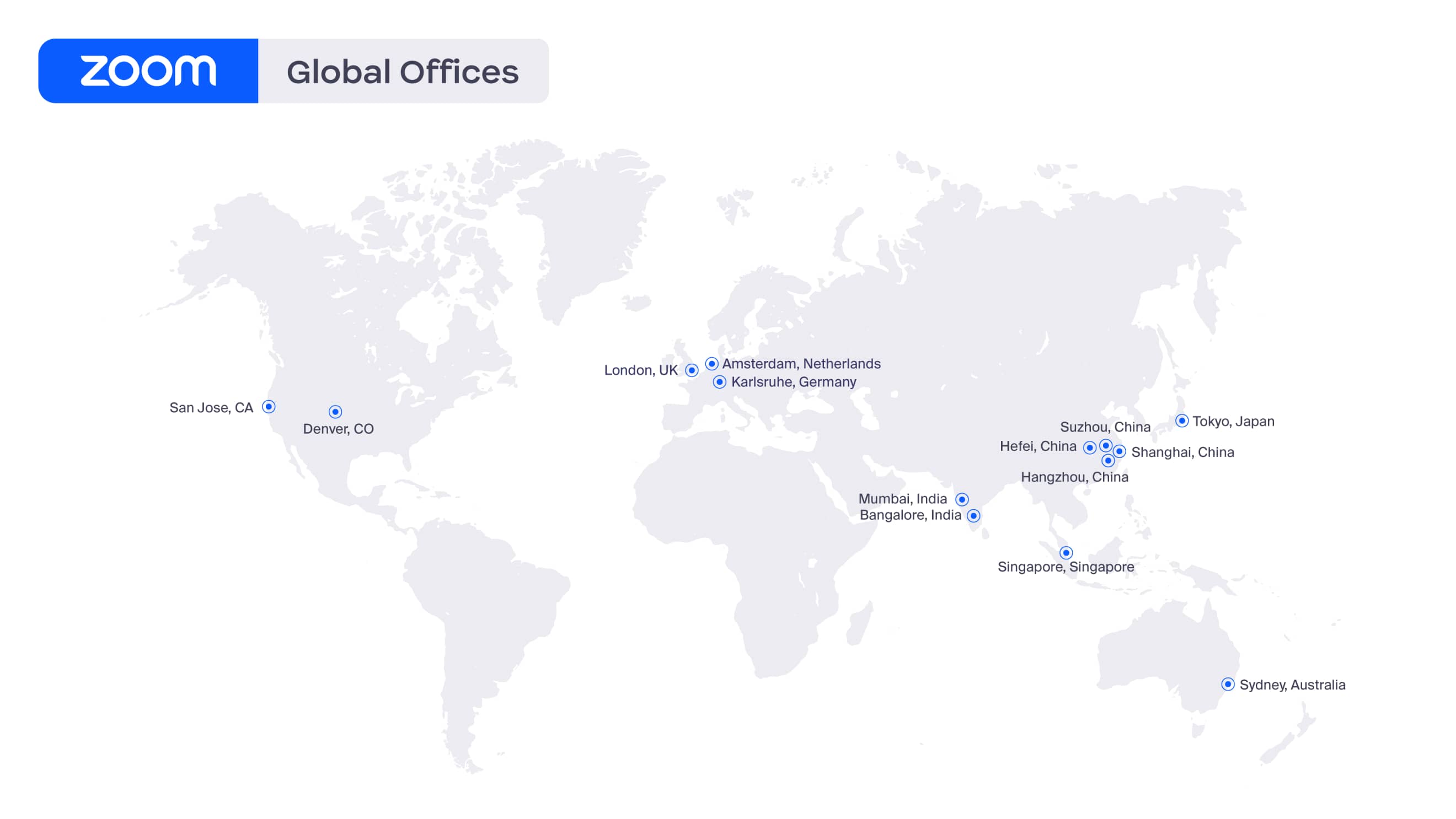 Zoom spans the globe