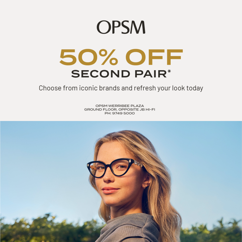 Book an Eye Test at OPSM Werribee Plaza