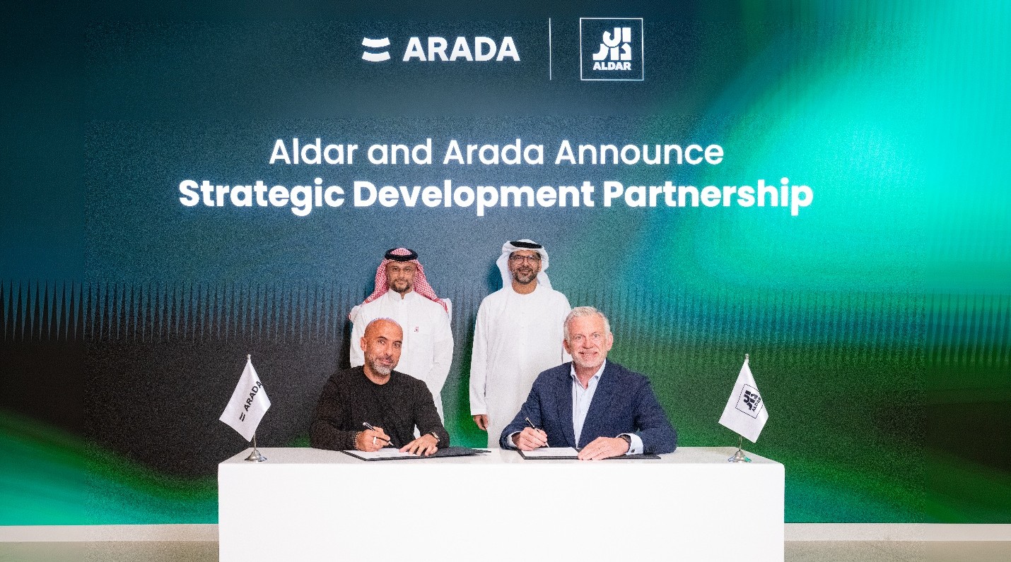 Aldar and Arada Form Landmark AED 15 Billion Strategic Partnership to Deliver Major New Developments in Abu Dhabi