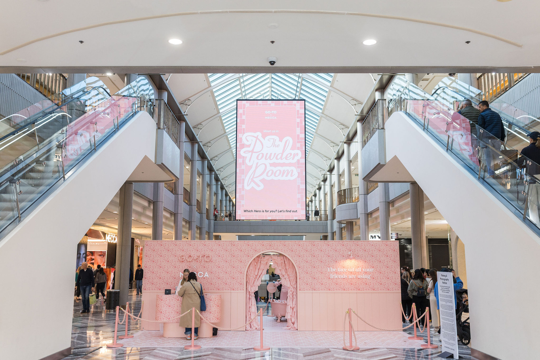Canberra Centre The Powder Room campaign