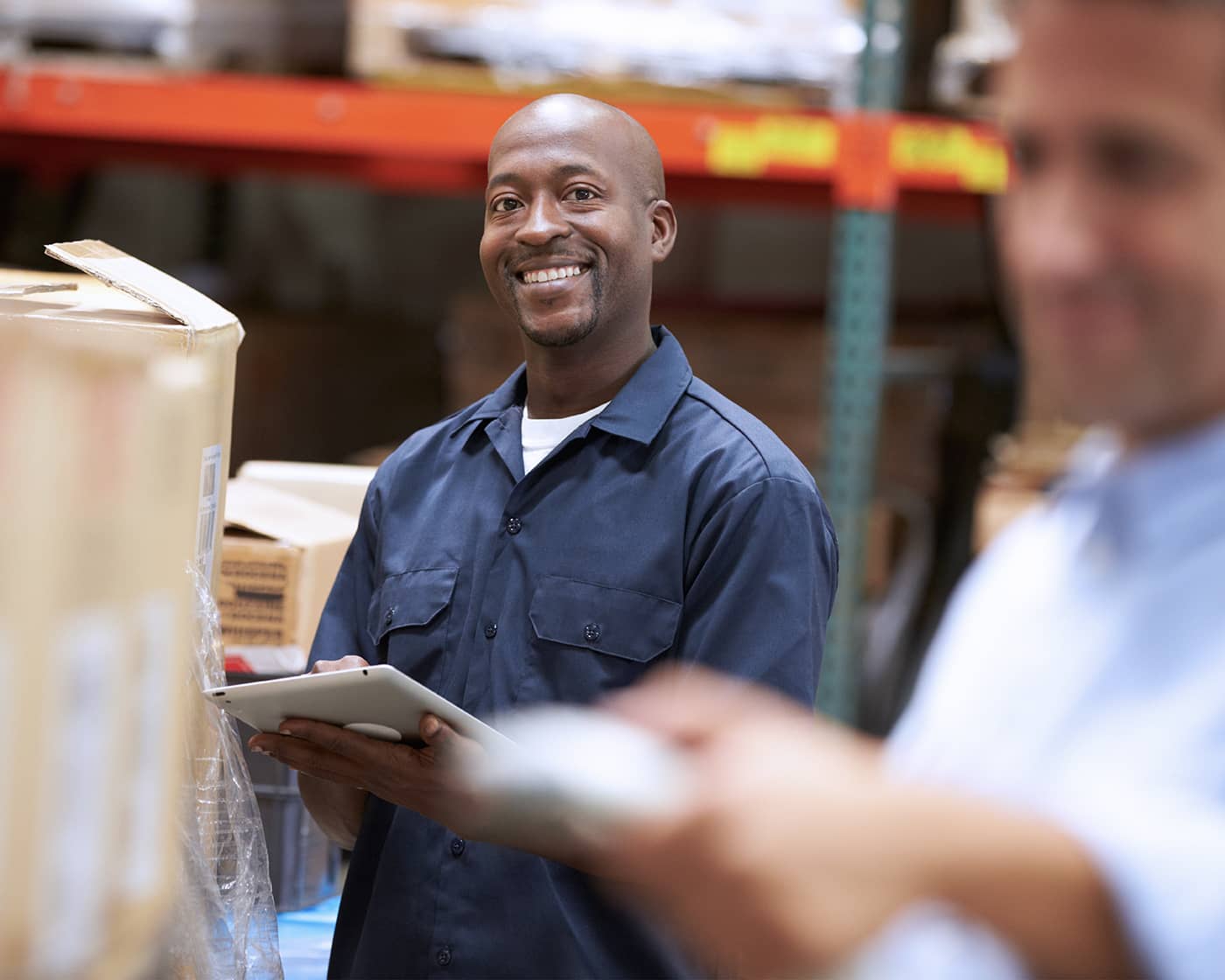 better-engagement.jpg Warehouse workers in discussion
