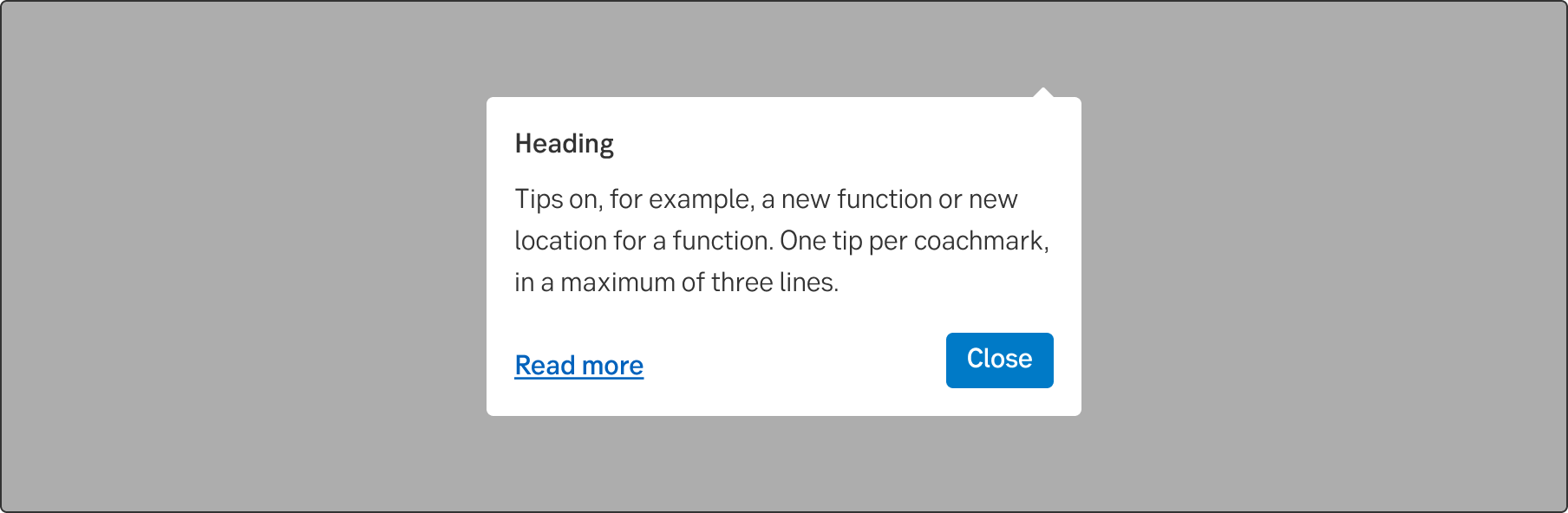 Component: Coach mark