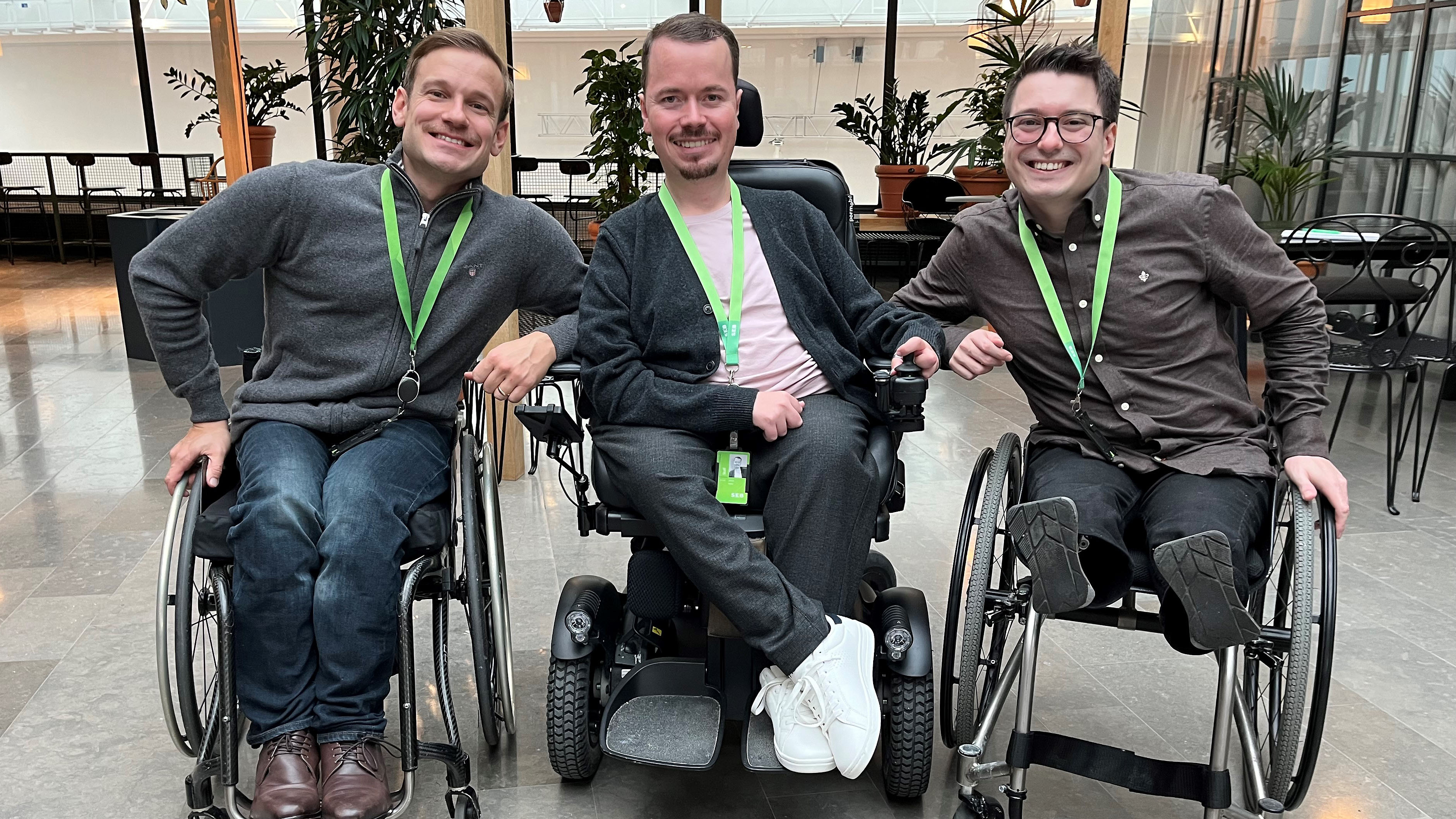 Viktor Johansson, Johnie Hjelm och Simon Risberg.