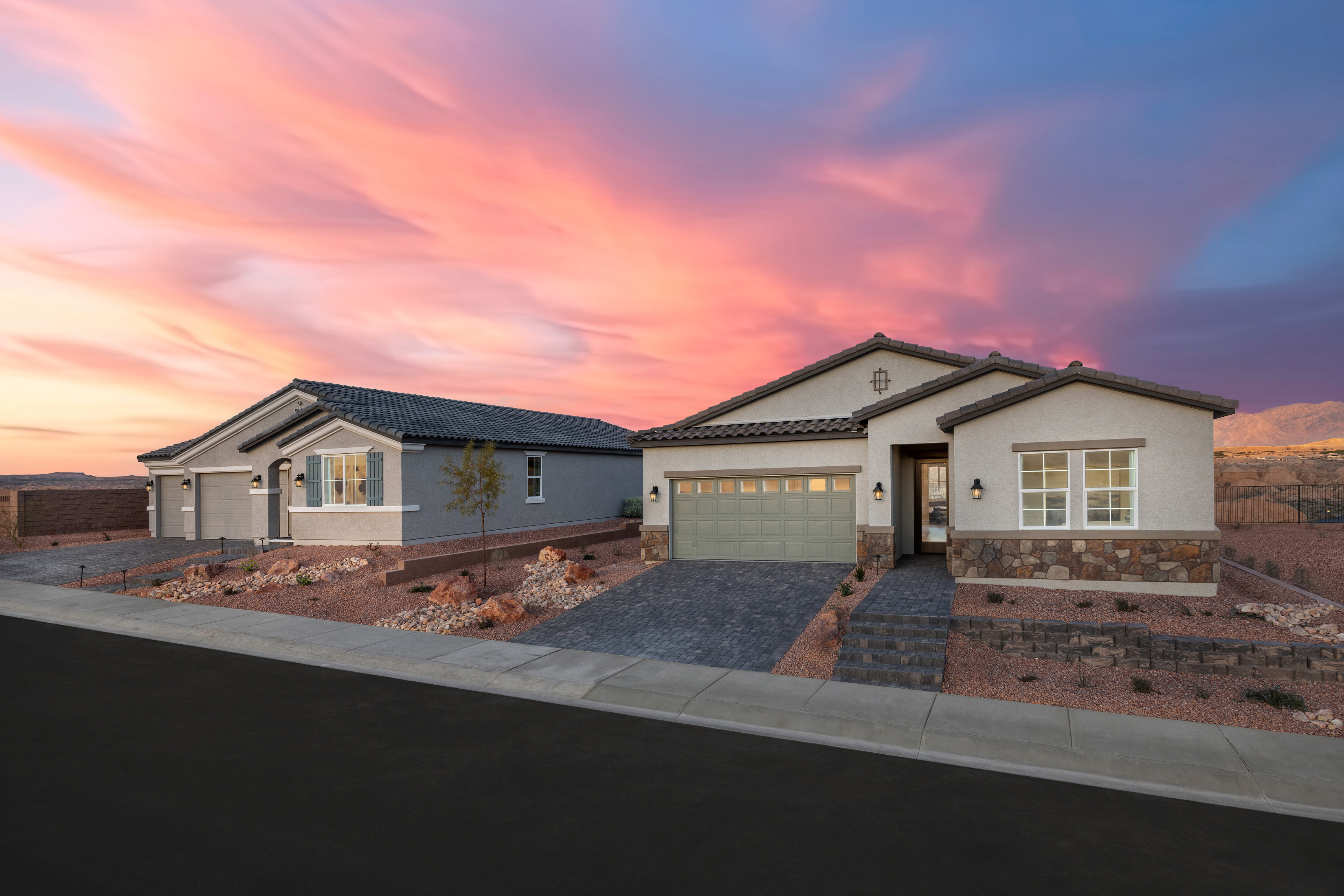 single-story home community