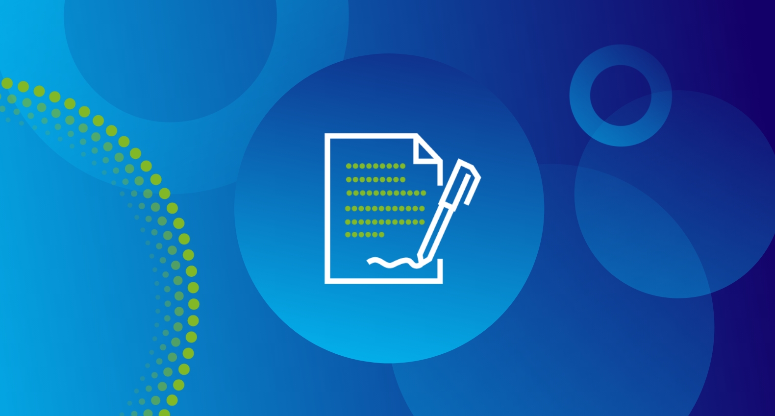 Contract and writing icon.