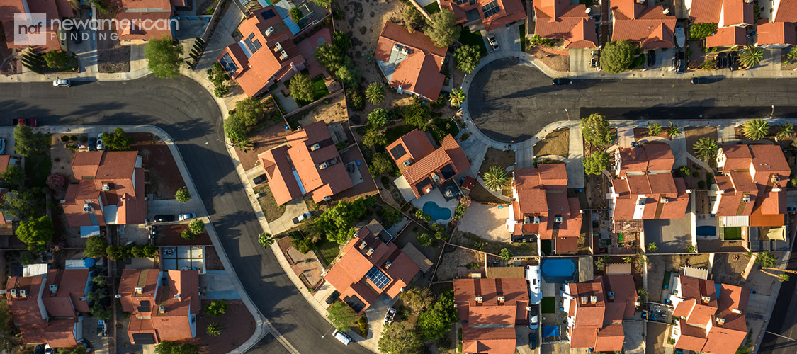 arial view of neighborhood