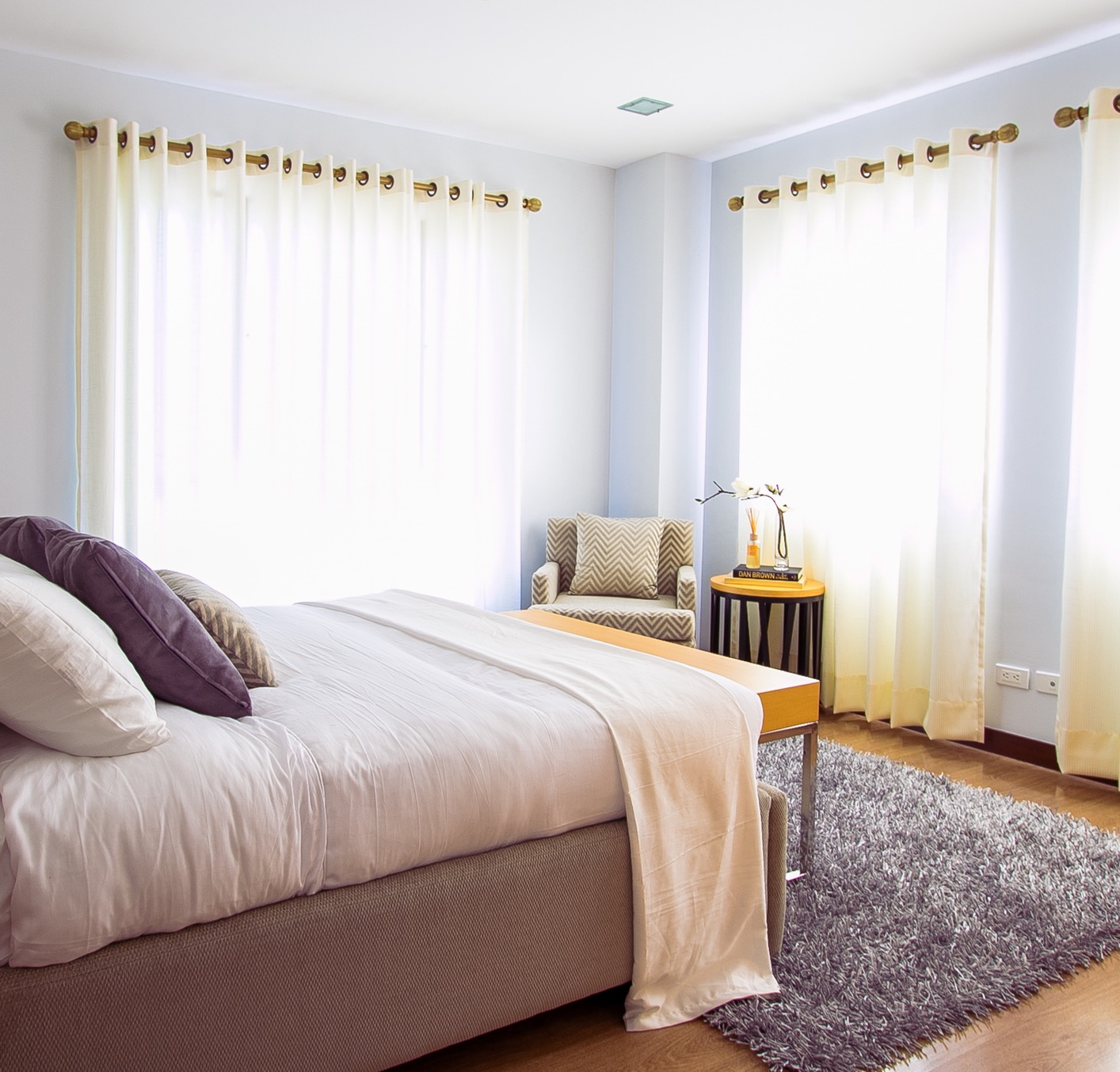 decorated bedroom