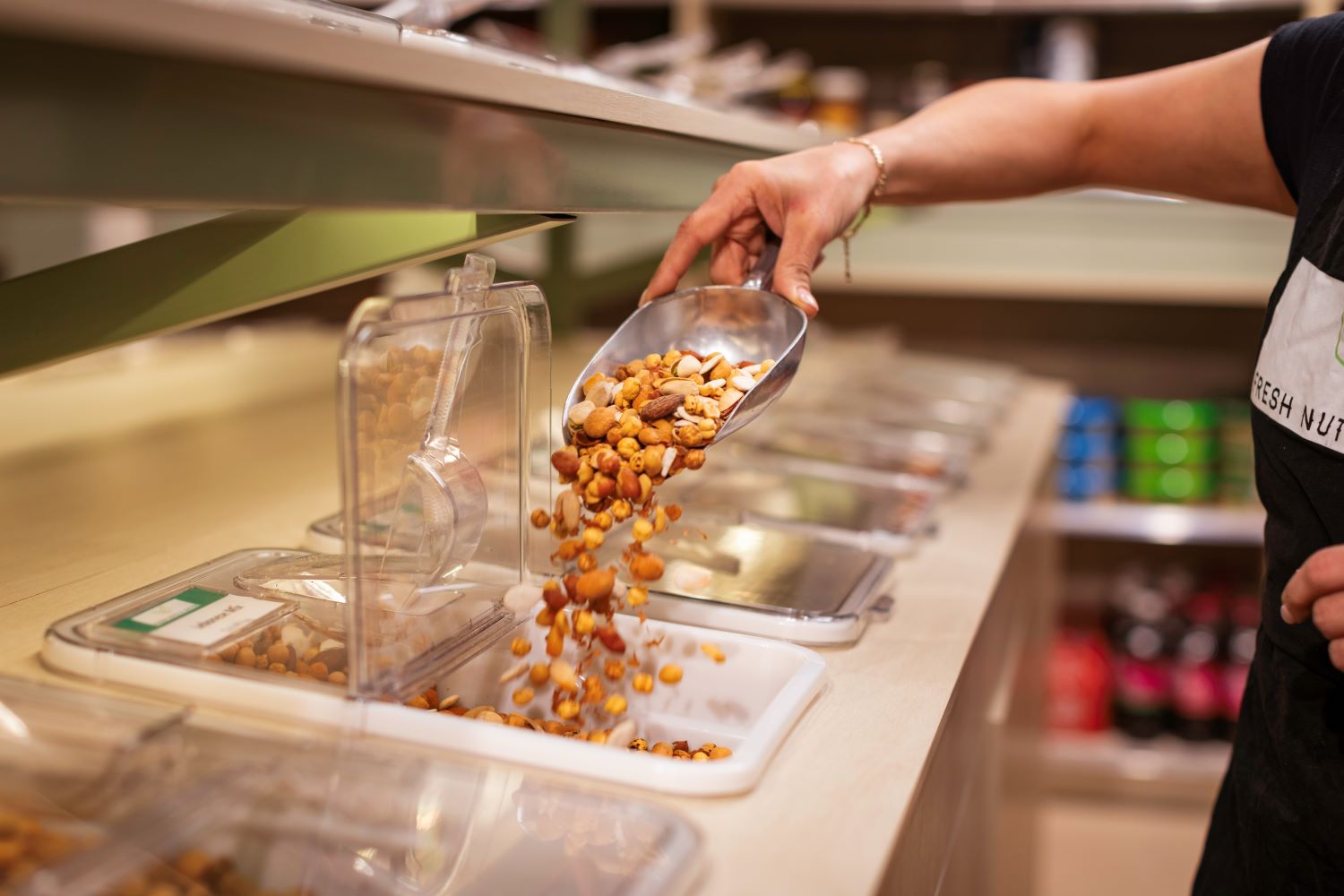 Fresh Nuts and coffee