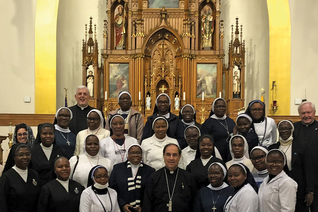 Religious sisters from Nigeria