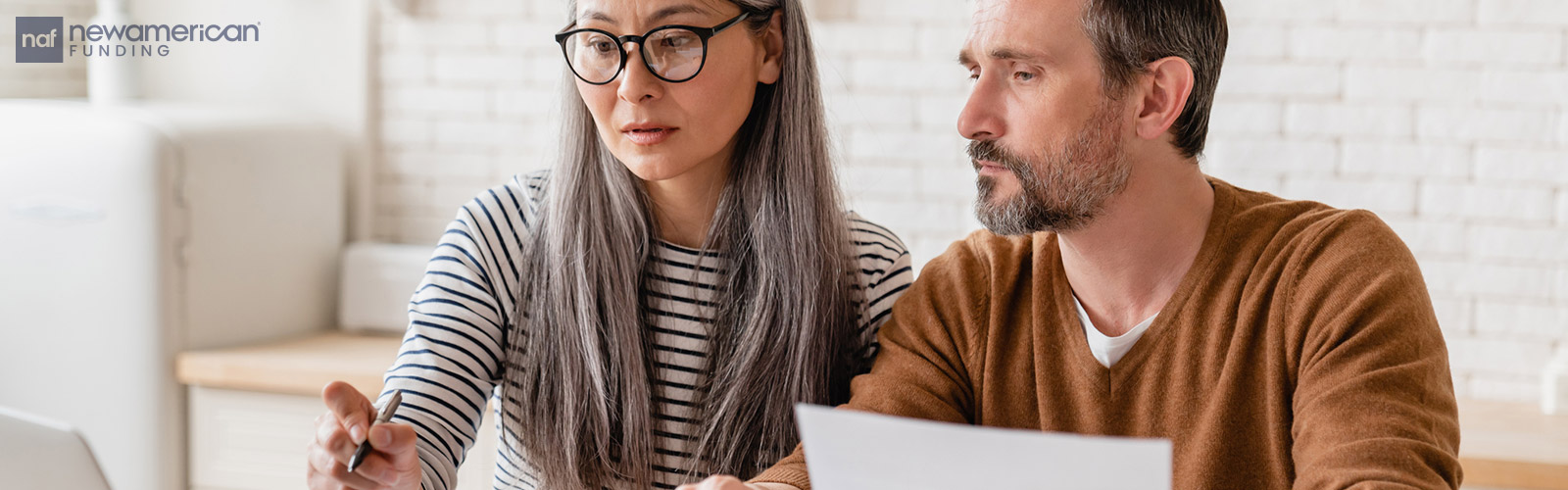 couple going over paperwork