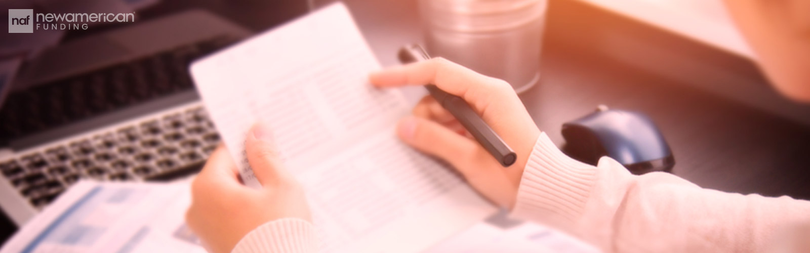 woman going over paperwork