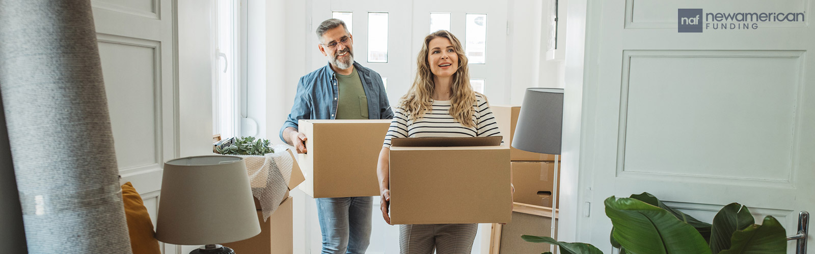 couple moving into new home