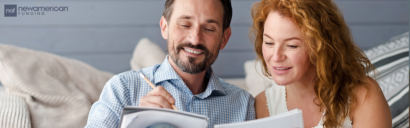 couple going over notes together