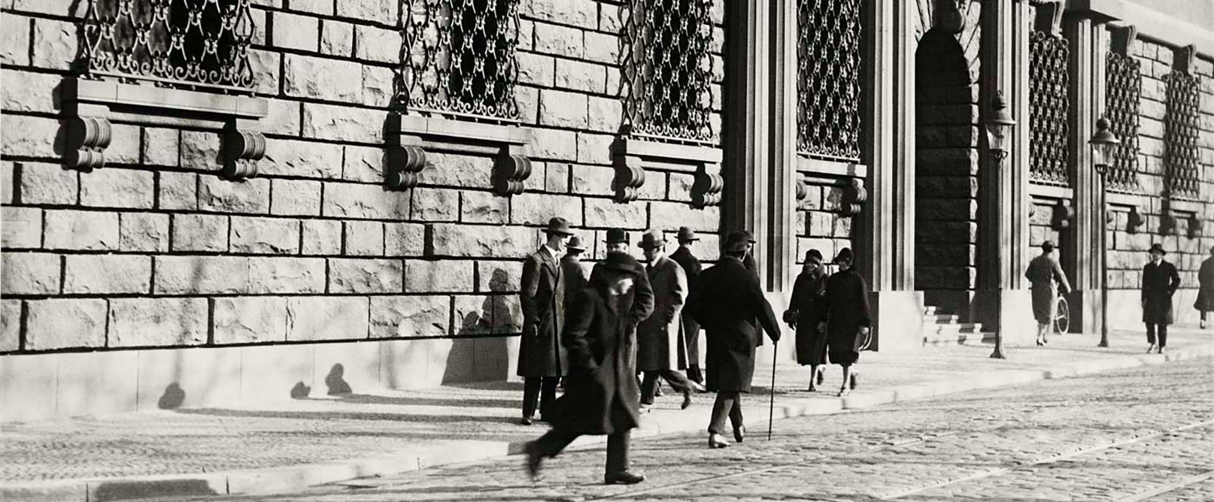 Die SEB Zentrale in Stockholm vor über 100 Jahren