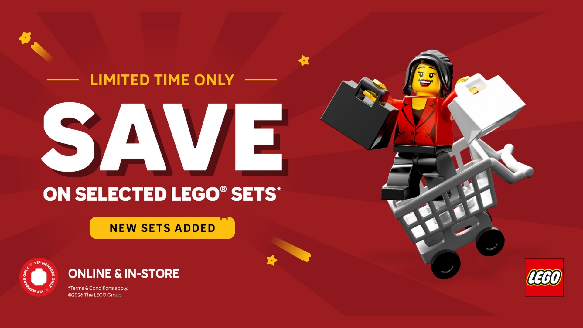 Save on selected LEGO® sets, NEW SETS ADDED!