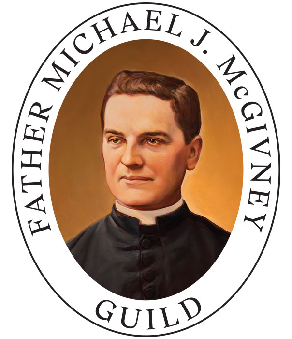 Father Michael J. McGivney Guild logo.