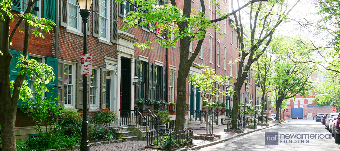 A neighborhood in Philadelphia