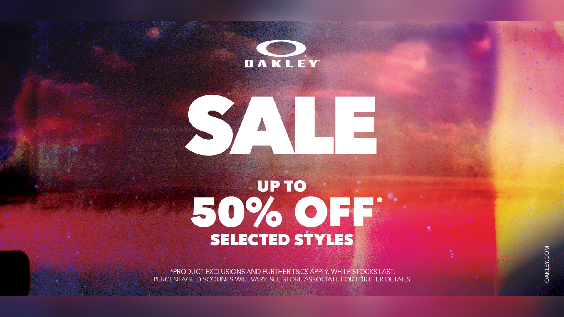 Oakley Mid-Season Sale eyewear, apparel, footwear and accessories