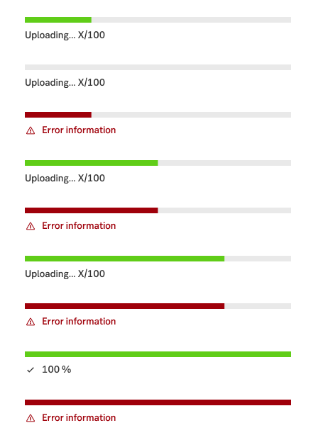 Determinate progress bar