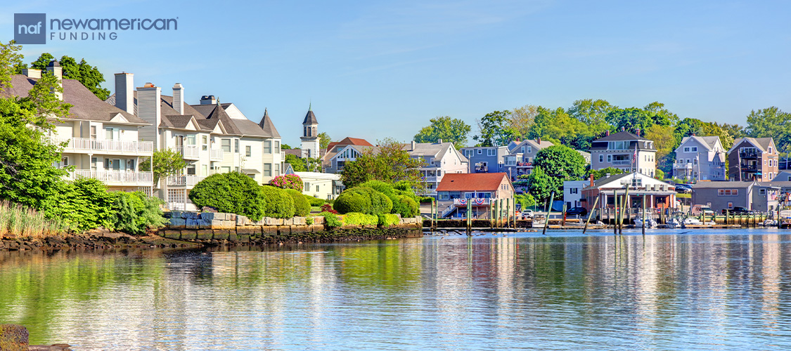 A shot of a major city in Rhode Island