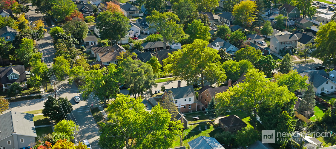 Michigan residential neighborhood