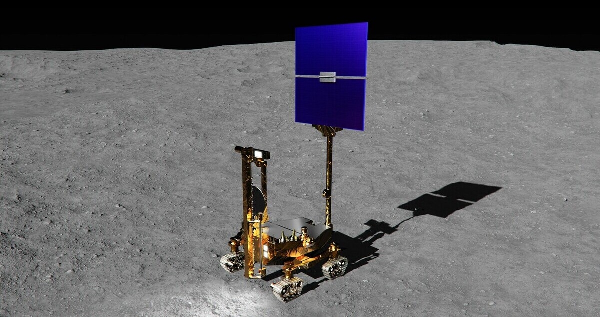 月極域のサンプルを採取するLUPEXローバー