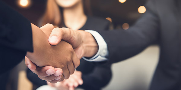 shaking hands