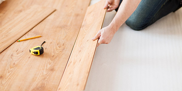 laying new wooden floor