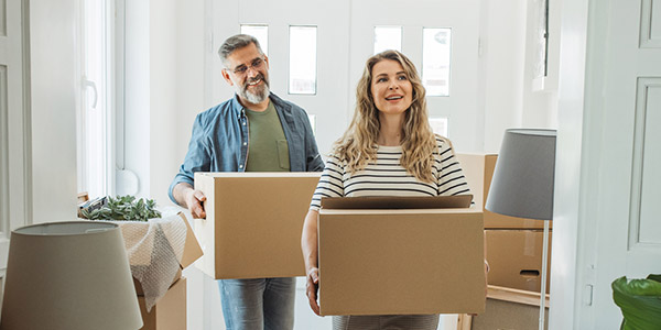 couple moving into new home