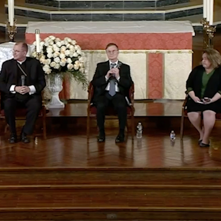 Panel Discucssion of "Father McGivney, An American Priest for Our Times” Saint Mary’s Church, Oct. 31, 2020