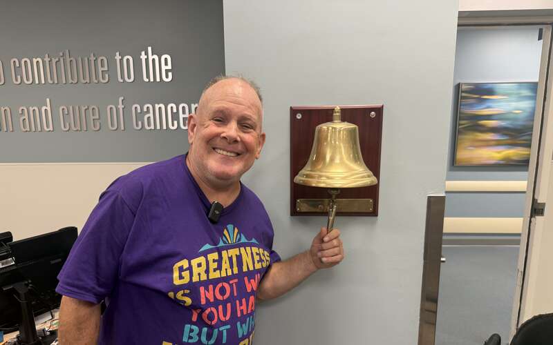William Sheer completes cancer treatment at Moffitt Cancer Center