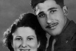 U.S. Army Master Sgt. Louis Graziano is pictured with his future wife, Sta  Sgt. Eula “Bobbie” Shaneyfelt