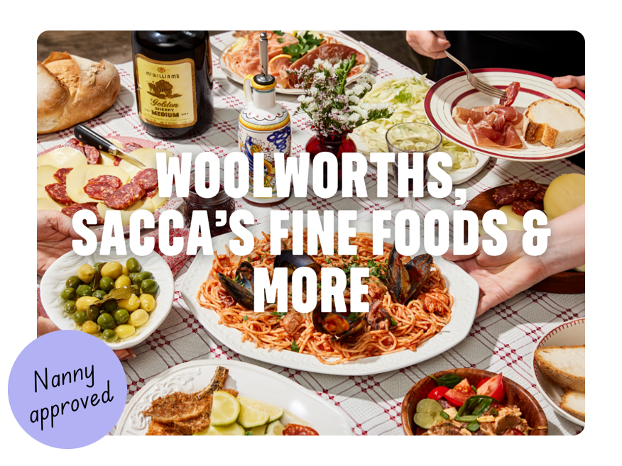 Foods in the table