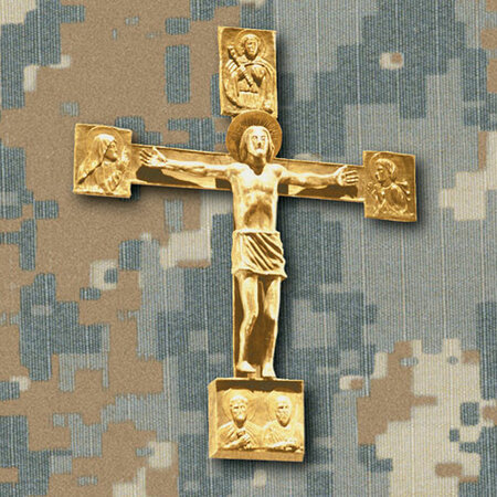 Cover of Armed with the Faith prayer books for members of the US and Canadian armed forces.